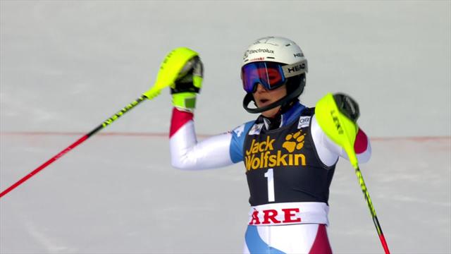 Impériale sur le bas, Holdener a pris la 2e place pour un centième Impériale sur le bas, Holdener a pris la 2e place pour un centième