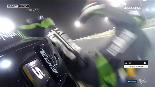 Zarco ne s'est pas rassuré en chutant juste avant la qualification Zarco ne s'est pas rassuré en chutant juste avant la qualification