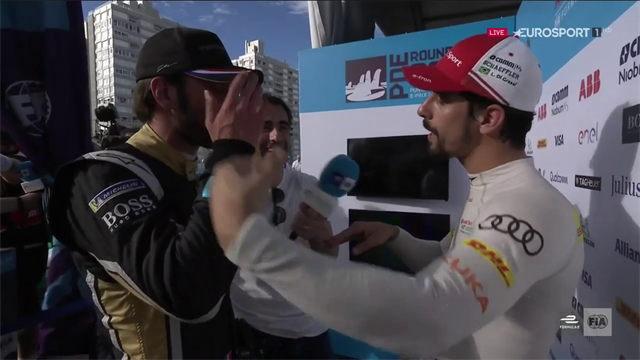 Fórmula E, Punta del Este: La tensa conversación entre Vergne y Di Grassi tras la carrera Fórmula E, Punta del Este: La tensa conversación entre Vergne y Di Grassi tras la carrera
