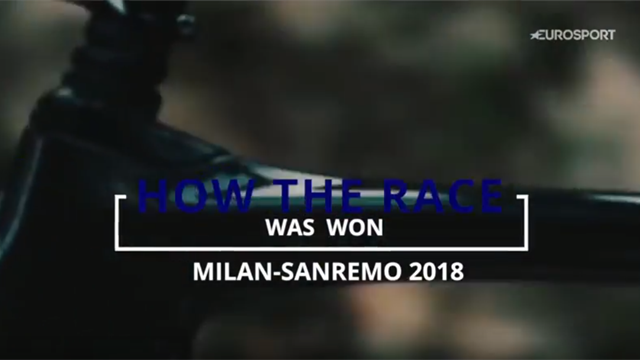 How the race was won: Milano-Sanremo 2018 How the race was won: Milano-Sanremo 2018