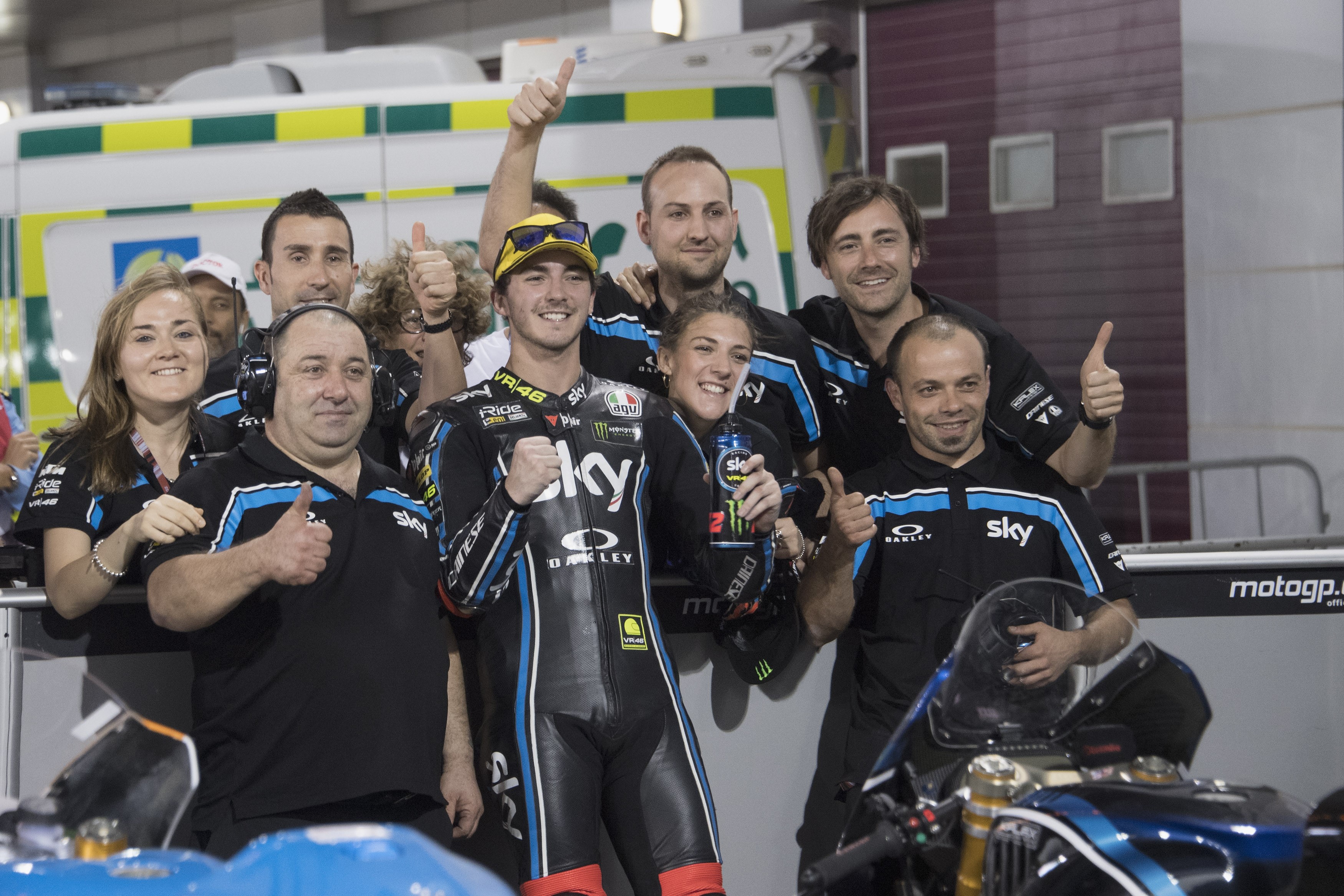 Francesco Bagnaia au Grand Prix du Qatar 2018