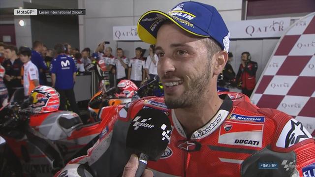 Perfekter Saisonstart: Dovizioso im Siegerinterview Perfekter Saisonstart: Dovizioso im Siegerinterview