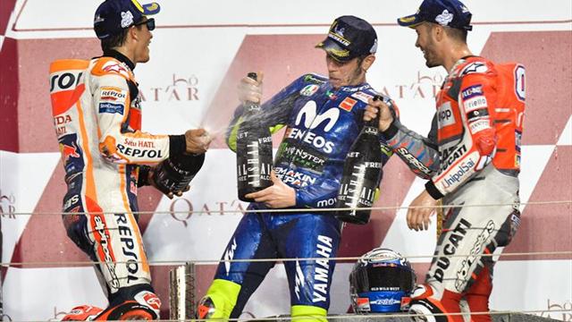 Dovizioso le gana a Márquez el primer mano a mano por 27 milésimas