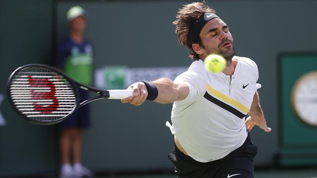 Bataille au filet, passing de folie : Le meilleur de Federer à Indian Wells Bataille au filet, passing de folie : Le meilleur de Federer à Indian Wells