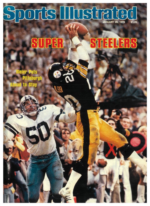 Rocky Bleier à la Une de Sports Illustrated après le Super Bowl en 1979.