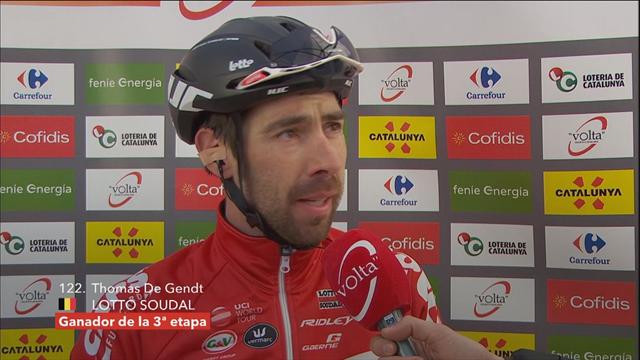 De Gendt: 'I didn't think I could make it' De Gendt: 'I didn't think I could make it'
