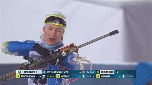 Драматичный тюменский спринт, в котором Домрачева всего на 1,2 секунды обошла Макарайнен Драматичный тюменский спринт, в котором Домрачева всего на 1,2 секунды обошла Макарайнен
