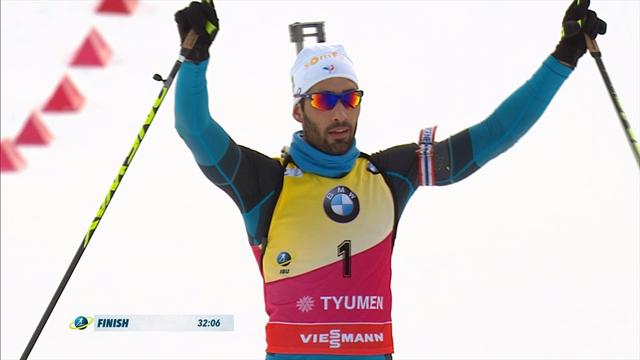 Fourcade a survolé la poursuite : revivez son cavalier seul en vidéo Fourcade a survolé la poursuite : revivez son cavalier seul en vidéo