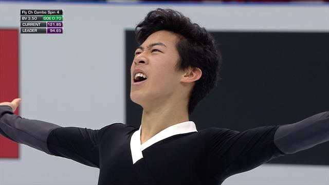 Sublime Chen wins free skate gold Sublime Chen wins free skate gold