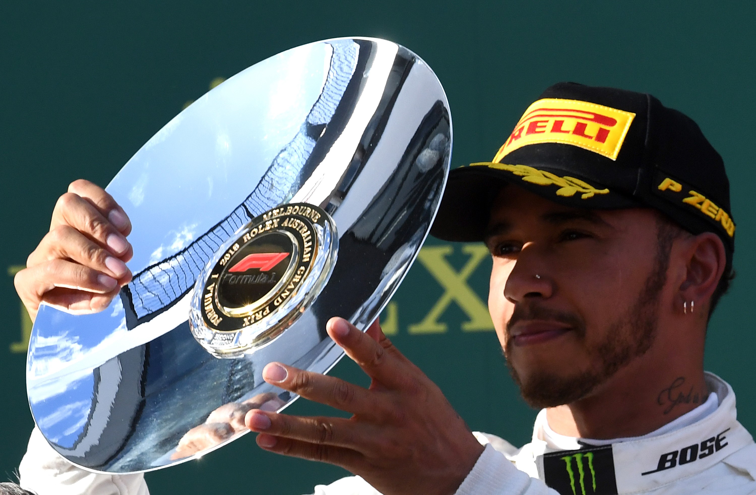 Lewis Hamilton (Mercedes) au Grand Prix d'Australie 2018