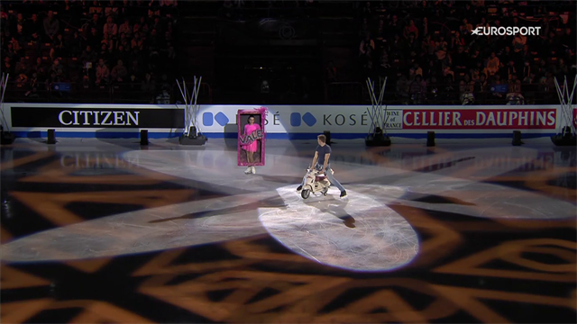 Italian pair perform crazy routine… to Barbie Girl Italian pair perform crazy routine… to Barbie Girl