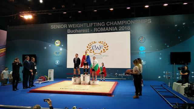 Aur și bronz pentru România în prima zi a Campionatelor Europene de Haltere