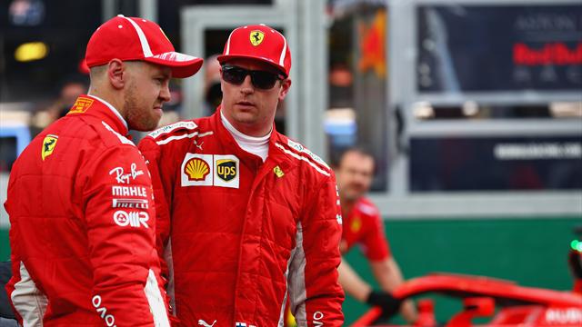 Raikkonen si sfoga nel team radio: “Vettel non si è ancora fermato? Non fregatemi in questo modo"