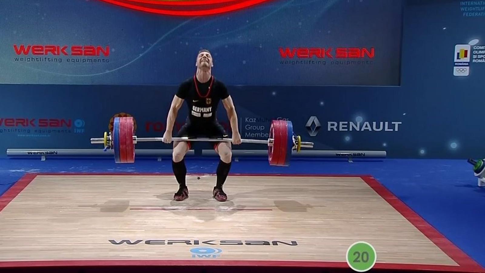 VIDEO GewichthebenEM Zwei Medaillen für Robert Joachim Video