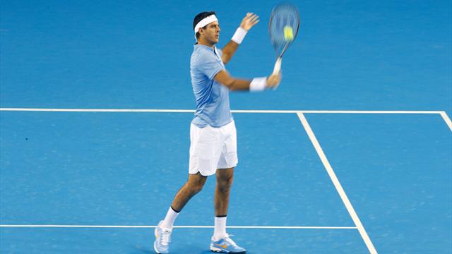 Del Potro Downs Raonic For 15th Straight Win Del Potro Downs Raonic For 15th Straight Win