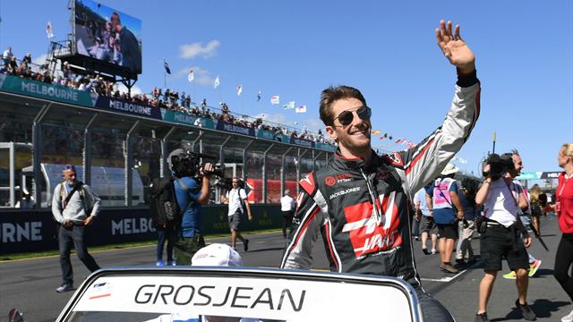 Grosjean fastest on first morning of test