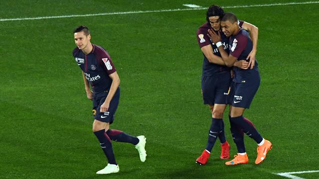 Cavani y Di Maria le dan el título de la Copa de la Liga al PSG (3-0)