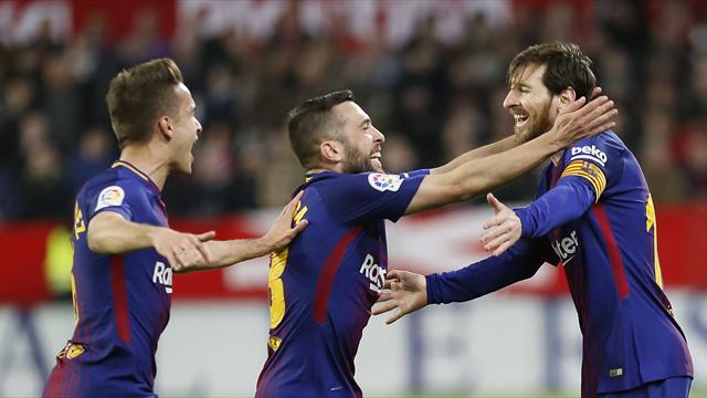 LaLiga, Sevilla-Barcelona: Con Messi todo es posible (2-2)