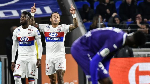Depay flambe, Lyon reste à l’affût