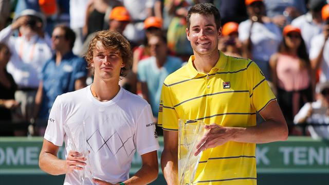 Race 2018 : Isner et Zverev prennent leurs quartiers, Del Potro grignote du terrain
