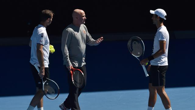 Agassi et Stepanek à la porte, Djokovic fait table rase