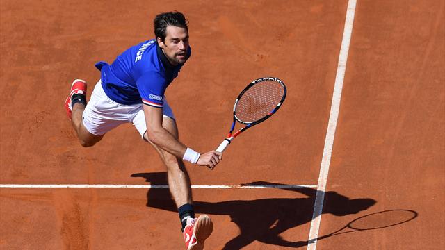 En toute logique, Chardy a plié