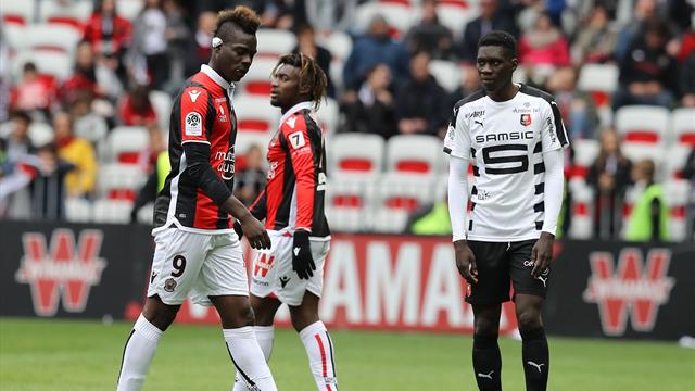 Nice et Rennes se freinent mutuellement