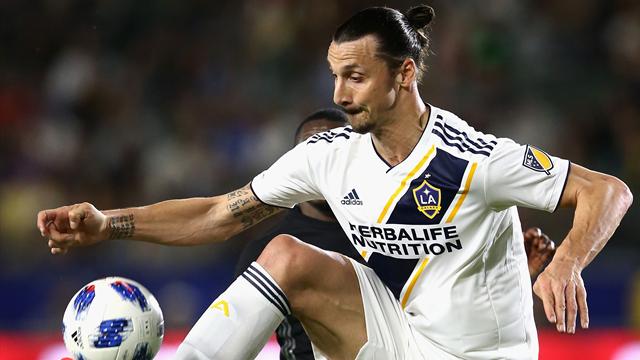 Zlatan inbytt men mållös när Galaxy föll