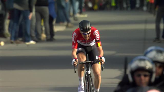 Tim Wellens holds on to complete solo win in emotional Brabantse Pijl Classic Tim Wellens holds on to complete solo win in emotional Brabantse Pijl Classic