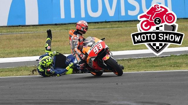 Réaction de Marquez, Uccio, supporters de Rossi : ce qu'il s'est passé en coulisse Réaction de Marquez, Uccio, supporters de Rossi : ce qu'il s'est passé en coulisse