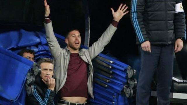 Ramos se expone a una sanción por estar a pie de campo Ramos se expone a una sanción por estar a pie de campo