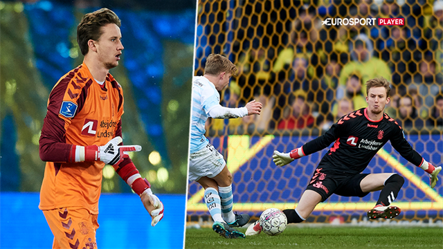 Rønnow er solgt til Frankfurt: Her er tre af hans bedste redninger for Brøndby