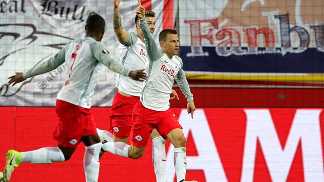Salzburg goleó 4-1 a Lazio y lo eliminó — Otra remontada histórica Salzburg goleó 4-1 a Lazio y lo eliminó — Otra remontada histórica
