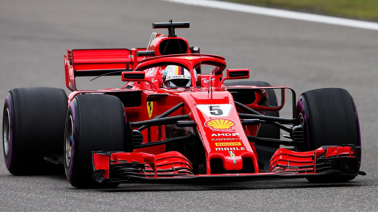 Chinese Grand Prix qualifying Vettel on pole as Ferrari lock out front