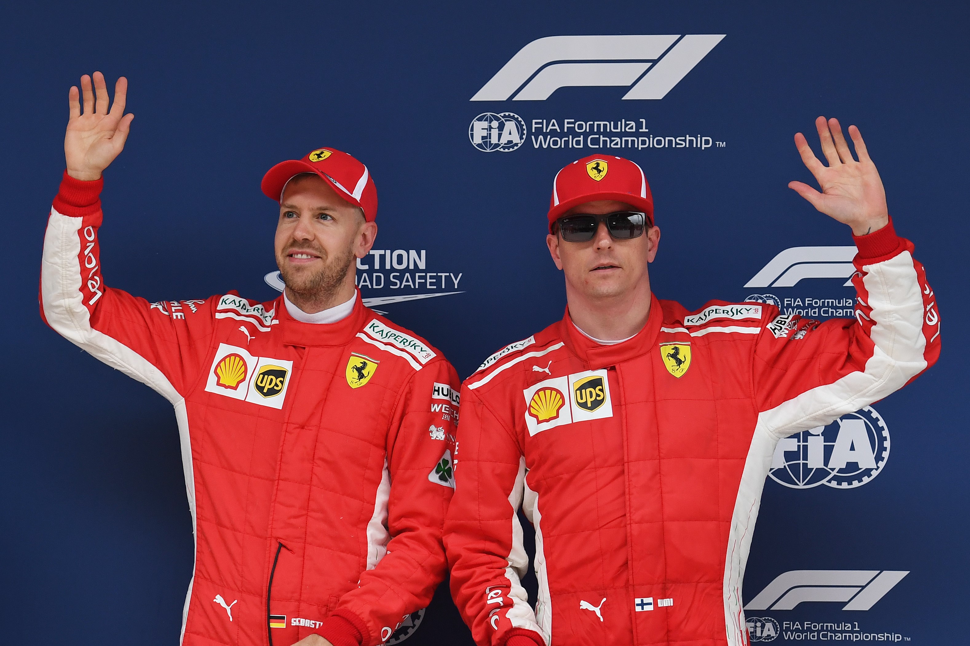 Sebastian Vettel et Sebastian Vettel (Ferrari) au Grand Prix de Chine 2018