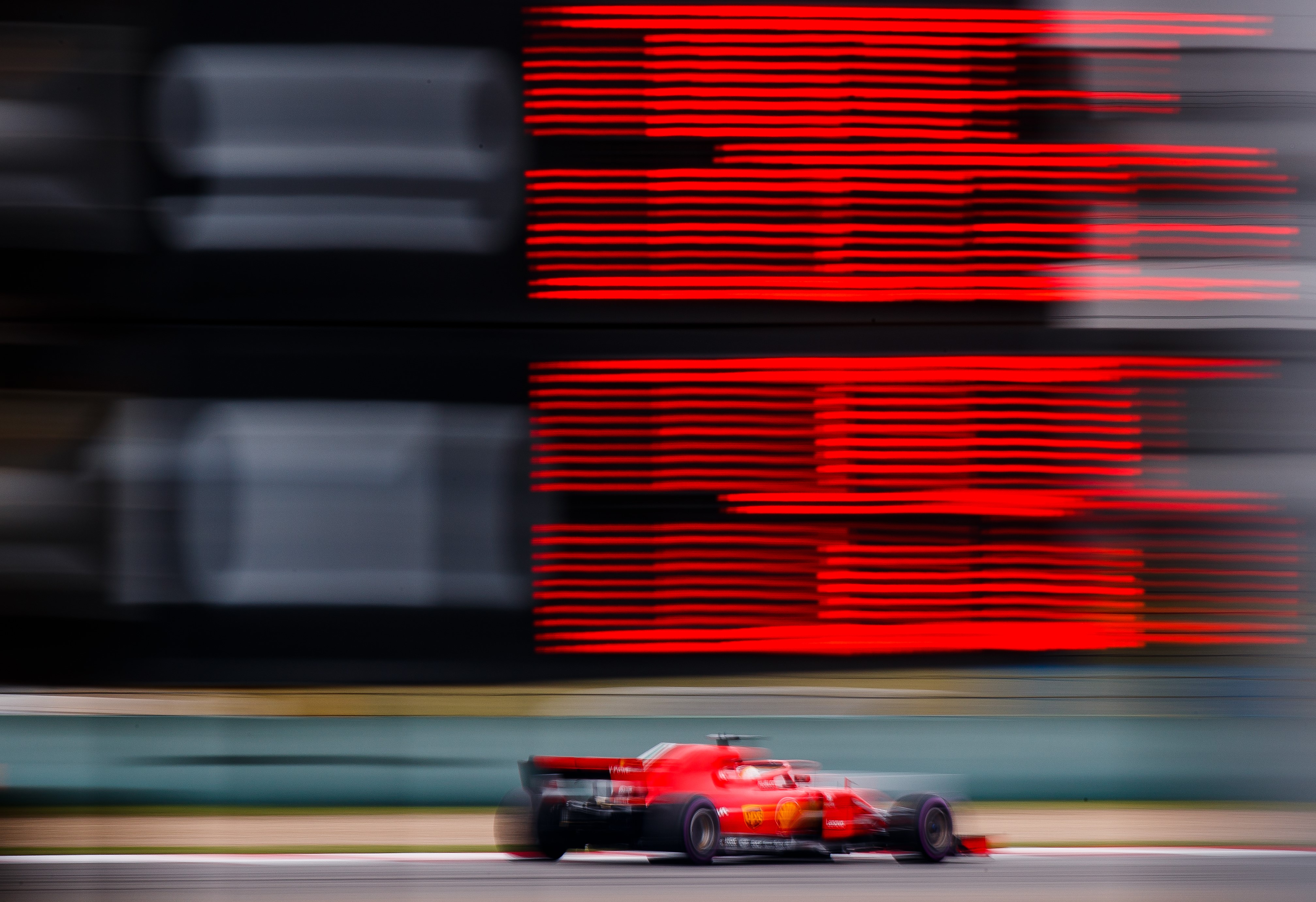 Sebastian Vettel (Ferrari) au Grand Prix de Chine 2018