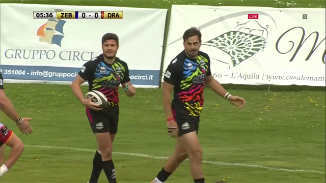L'Aquila riabbraccia il rugby 9 anni dopo il sisma: le Zebre battono i Dragons 34-32 L'Aquila riabbraccia il rugby 9 anni dopo il sisma: le Zebre battono i Dragons 34-32