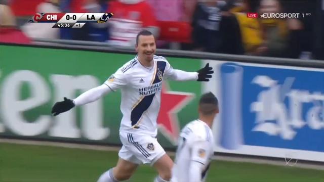 Zlatan Ibrahimovic segna ancora: gol di testa al 45' contro Chicago Fire Zlatan Ibrahimovic segna ancora: gol di testa al 45' contro Chicago Fire