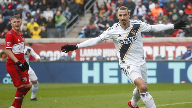 Zlatans mål räckte - Galaxy slog Chicago Fire