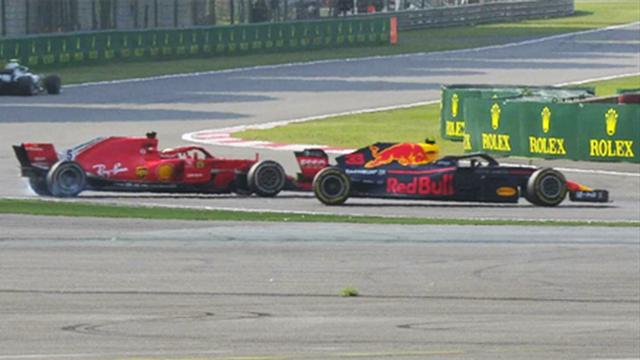 Vettel von Verstappen abgeräumt, Ricciardo triumphiert