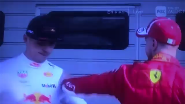 Colloquio e pacca sulla spalla: è già pace fatta tra Verstappen e Vettel dopo l'incidente?