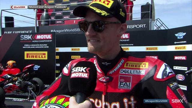 Superbikes Aragón: Entrevista al ganador, Chaz Davies Superbikes Aragón: Entrevista al ganador, Chaz Davies