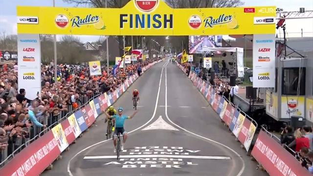 Amstel Gold Race 2018: Valgren Andersen se aprovecha del marcaje entre Sagan y Valverde Amstel Gold Race 2018: Valgren Andersen se aprovecha del marcaje entre Sagan y Valverde