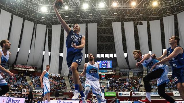 107-99. El Gipuzkoa Basket necesitó la prórroga para ganar a Obradoiro