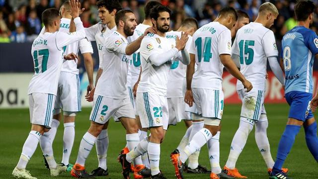 1-2. El Real Madrid recupera el tercer puesto en la noche de Isco
