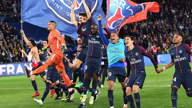 PSG thrash AS Monaco to clinch Ligue 1 title
