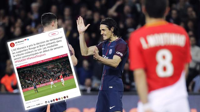 El Mónaco devolverá el dinero de las entradas tras la goleada encajada ante el PSG