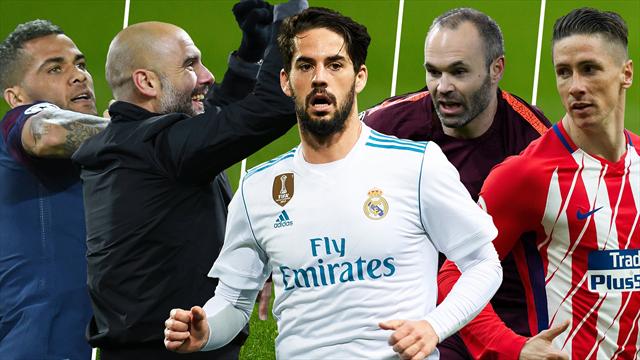 Alves, Guardiola, Isco, Iniesta y Torres, los nombres del día Alves, Guardiola, Isco, Iniesta y Torres, los nombres del día