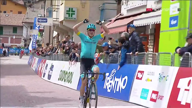 Peio Bilbao soleert naar zege in Ronde van de Alpen