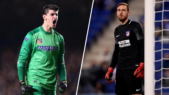 Oblak ya supera en números a Courtois